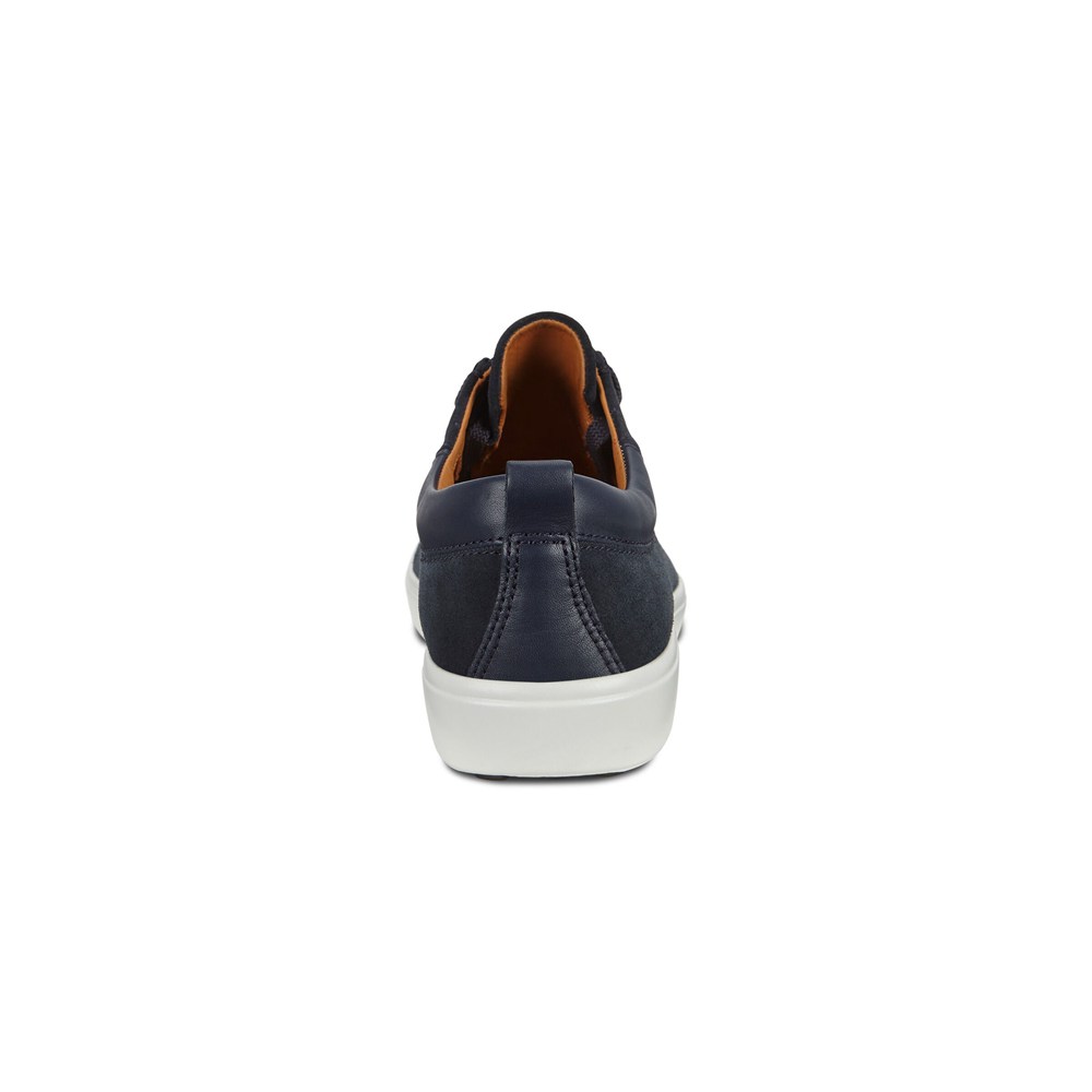 Mocasines Hombre - ECCO Soft 7 - Azul Marino - URV427950